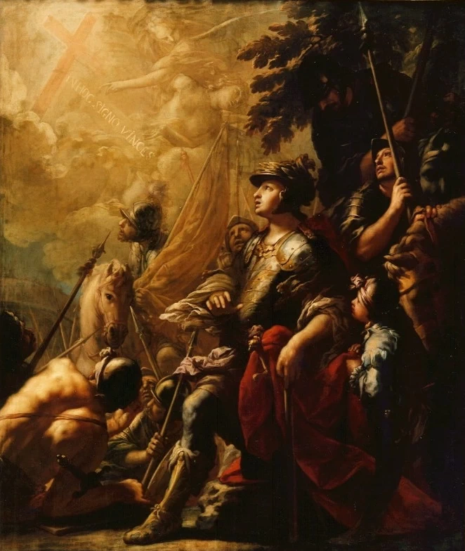 Apparizione della croce a Costantino - Duomo di Vicenza